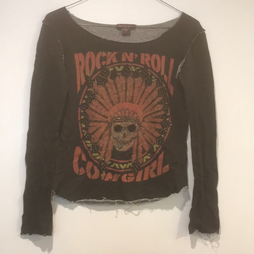 Rock & Roll Cowgirl long sleeve tshirt